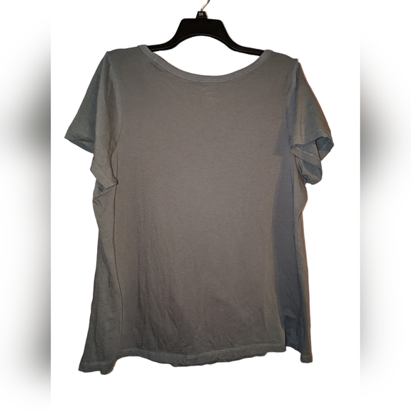 Torrid 3X Gothic Cemetery Angel Grey T-Shirt - Picture 5 of 6